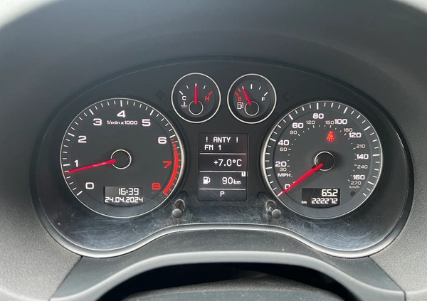 Audi A3 cena 31400 przebieg: 222272, rok produkcji 2011 z Olsztyn małe 211